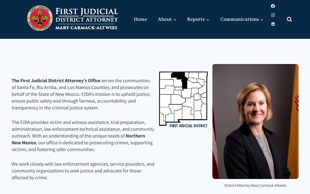 Española criminal records prosecution and victim advocate information
